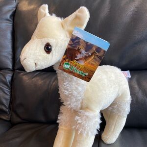 Fiesta White LLAMA Plush Stuffed Animal - Cute Soft Realistic Poseable 13" NWT